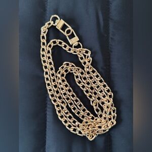 Elegant 48” Gold Chain Purse Strap - Perfect for Prada Wallets and More!